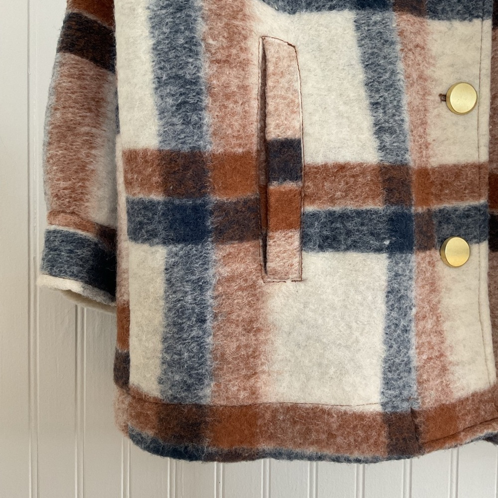 Zara Windowpane Shacket - Picture 4 of 10